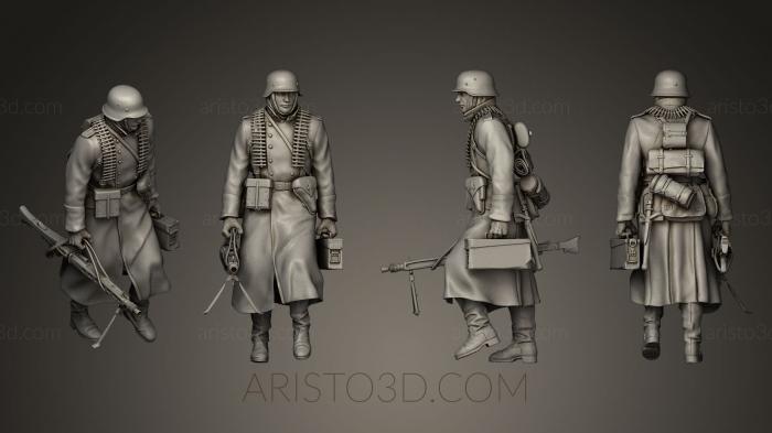 Military figurines (STKW_0067) 3D model for CNC machine